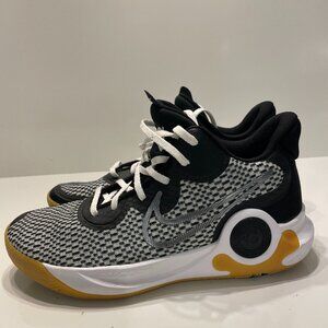 Nike KD Trey 5 IX Smoke Grey White Black Basketball Shoes CW3400-006 Mens Size 9